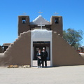 2004 10-Taos Pueblo Church - Mom and Dad